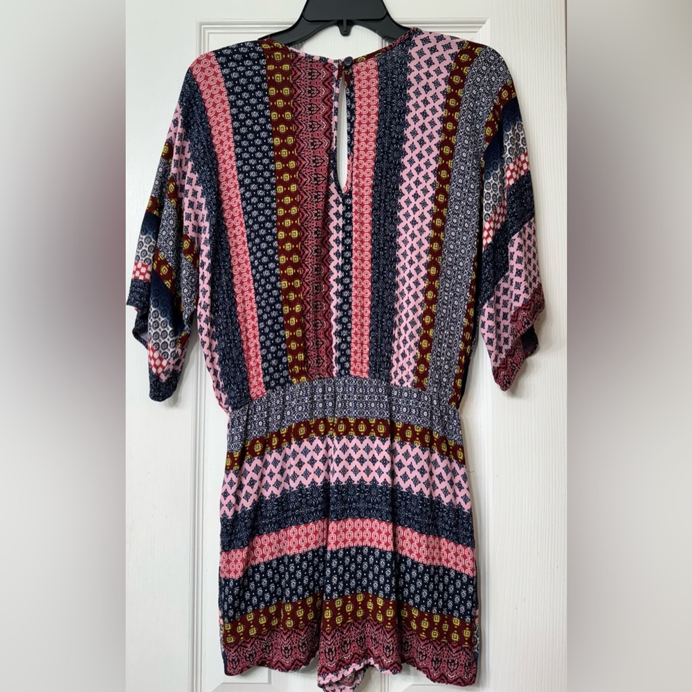 VENUS Multicolor Bohemian Romper - Picture 3 of 4